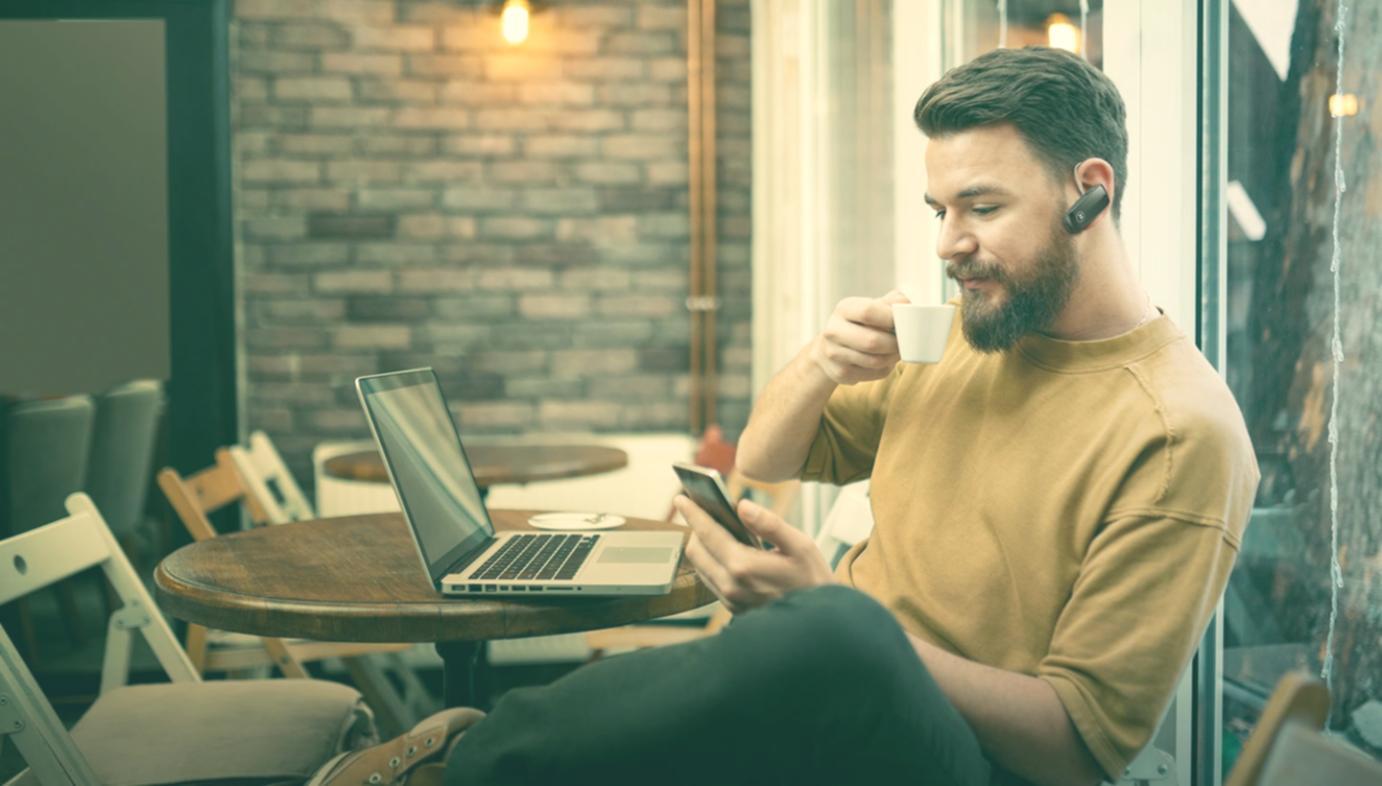 Student analyzing investment portfolio performance on computer screen
